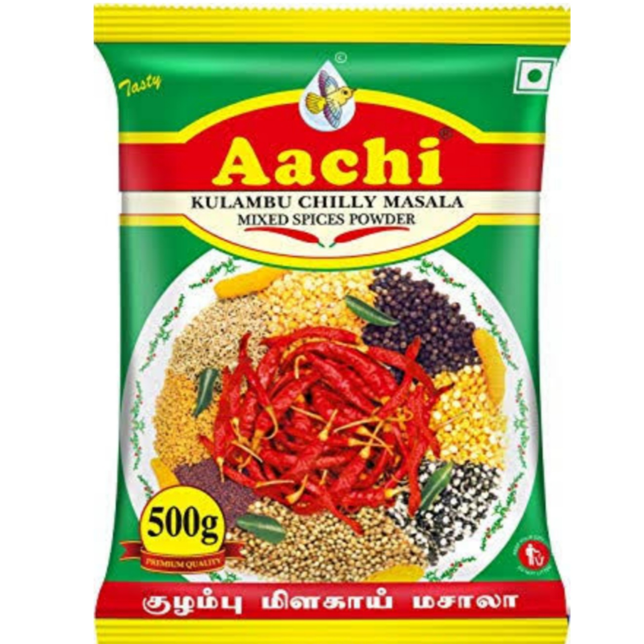 Aachi kulambu powder/ஆச்சி குழம்பு பொடி 500gm