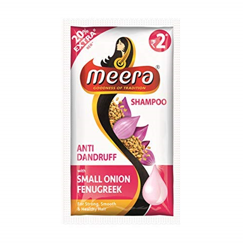 Meera shampoo/மீரா (onion) சரம் (20pcs) 2Rs