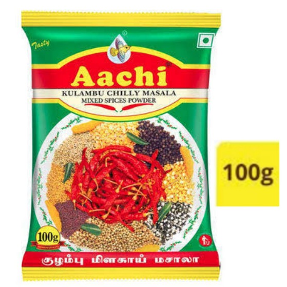 Aachi kulambu masala/ஆச்சி குழம்பு தூள் 100gm