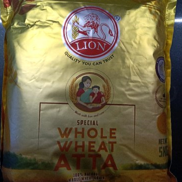 Lion Atta/லயன் கோதுமை மாவு 5kg